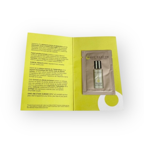 FREE w/$25 Order 𖦹 new Juice Beauty  Signal Peptides Firming Serum Sample  - Picture 4 of 16